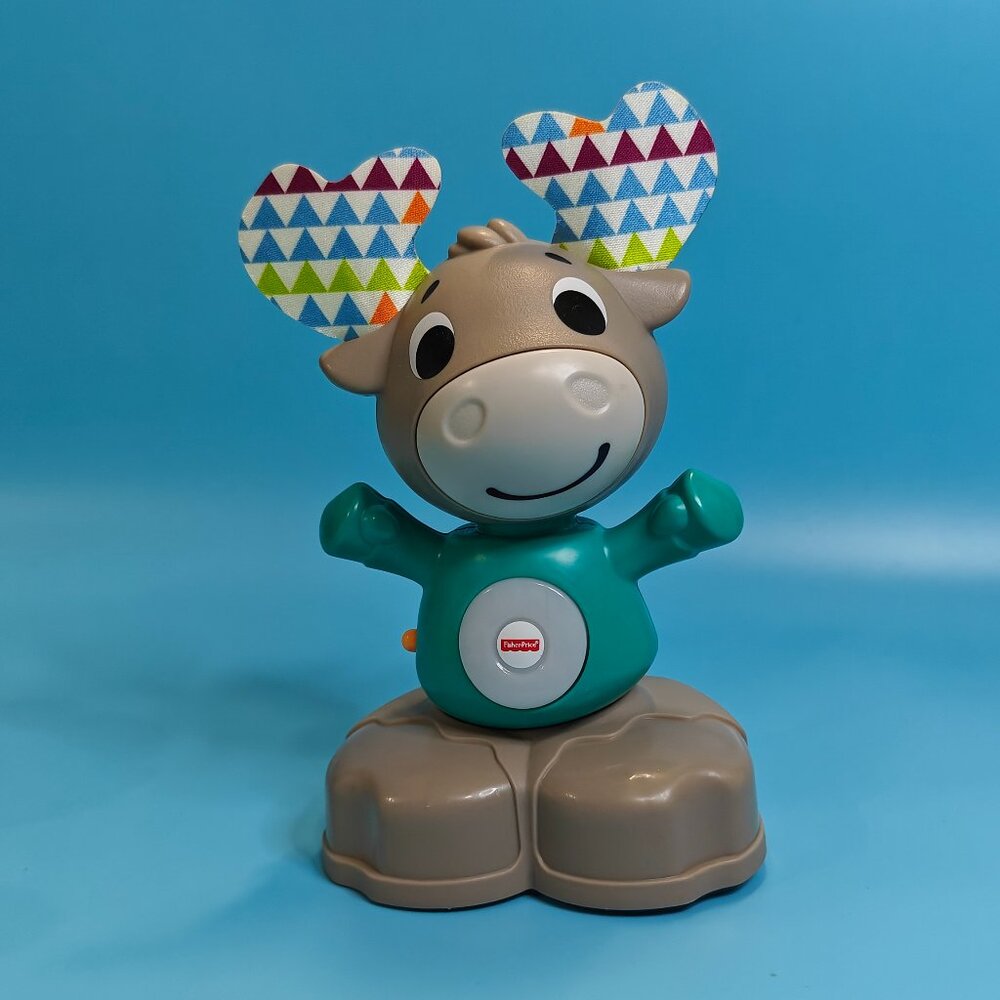 Fisher-Price Linkimals Musical Moose - Interactive Educational Toy with Music